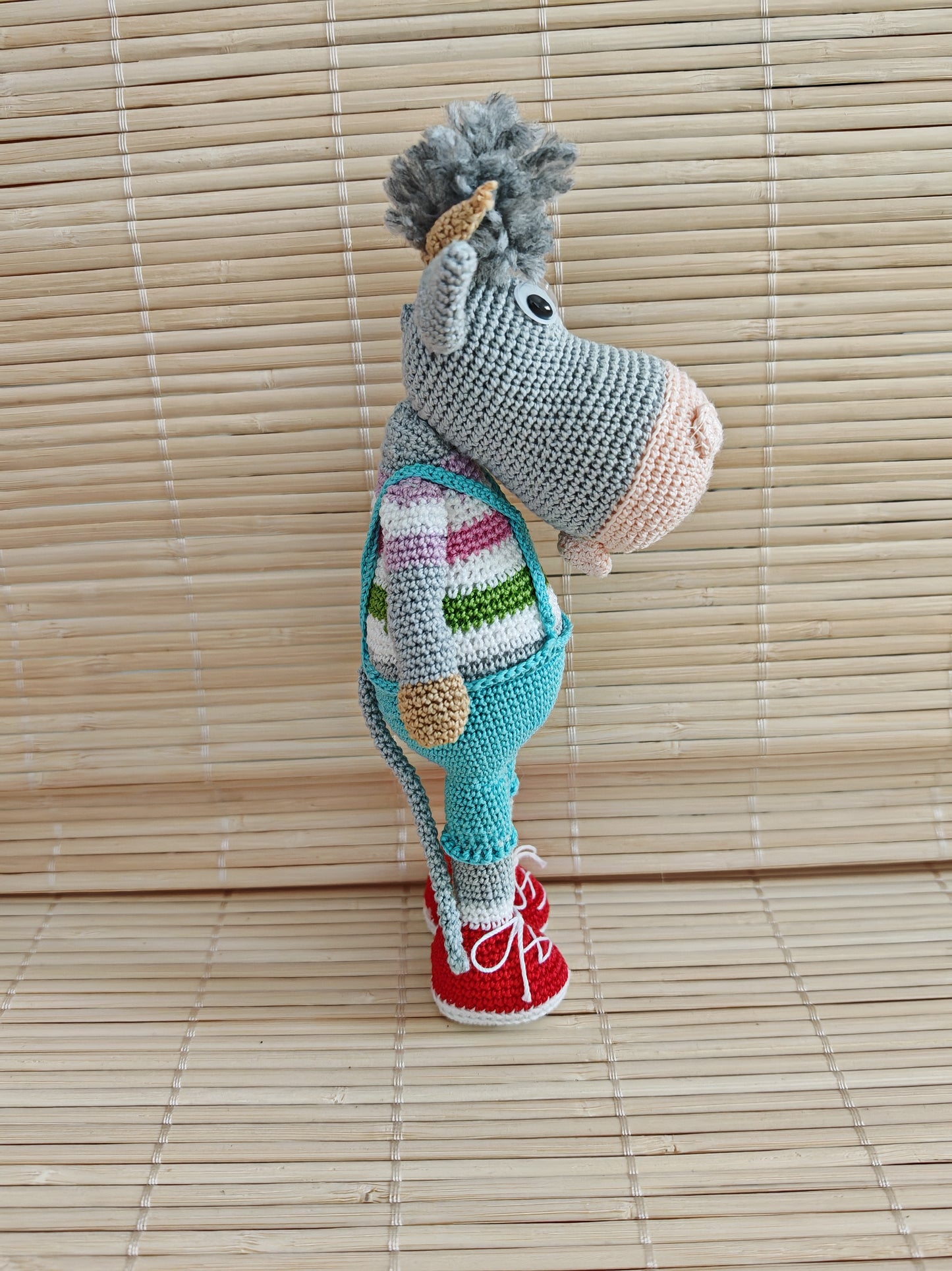 Einzigartige Puppe Esel Marko