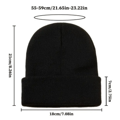 Unisex Einfache Gestrickte Wintermütze für echte Fans